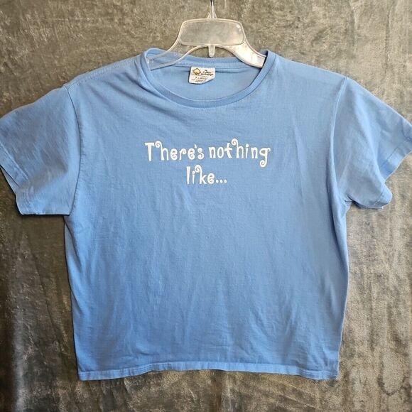 The Cotton Exchange Tshirt Women's XL B;ue There's Nothing Like A Carolina Girl - Picture 1 of 16
